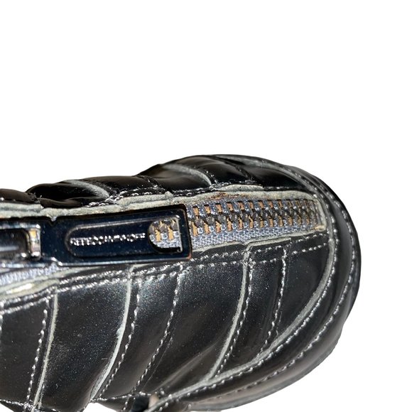 Rebecca Minkoff Black Strappy High Heel Open Cage Booties Pumps Shoes Grey - Picture 13 of 13